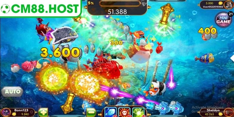 Bắn Cá Tài Lộc – Đại Dương Vàng Với Phần Thưởng Hấp Dẫn 3 Săn boss trúng ngay kho vàng khủng và nhiều vật phẩm